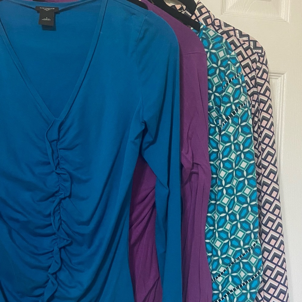 Bundle of 4 Ann Taylor tops size S- all like new